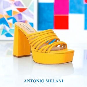 Antonio Melani BREE Tubular Leather Platform Sandals